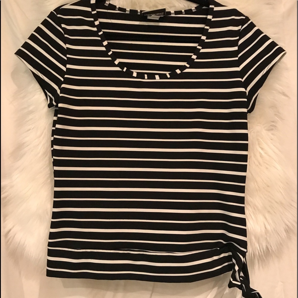 Black and white shirt